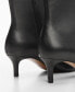 Women's Kitten Heels Leather Boots