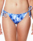 Sanctuary 293051 Women's Poolside Tie-Dye Tunnel Side-Tie Bikini Bottoms Size M