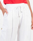 ფოტო #5 პროდუქტის Women's Drawstring Cropped Cargo Pants