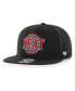 Men's Black Miami Heat High Post Captain Snapback Hat