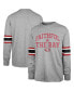 Фото #1 товара Men's Gray Distressed San Francisco 49ers Faithful to The Bay Cover Two Brex Long Sleeve T-shirt