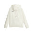 Puma Essential Solid Full Zip Windbreaker Womens White Casual Athletic Outerwear