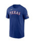 Фото #2 товара Men's Jonah Heim Royal Texas Rangers 2023 World Series Champions Name and Number T-shirt