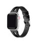 Фото #2 товара Sage Black Genuine Leather Band for Apple Watch, 42mm-44mm