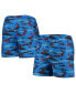 ფოტო #1 პროდუქტის Men's Royal Kansas Jayhawks Island Palm Swim Trunks