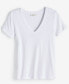 ფოტო #5 პროდუქტის Women's Modal V-Neck T-Shirt, Created for Macy's