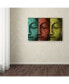 Фото #3 товара Mark Ashkenazi 'Buddha Face' Canvas Art - 30" x 47"