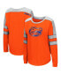 Фото #5 товара Women's Orange Florida Gators Trey Dolman Long Sleeve T-shirt