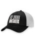 Фото #4 товара Men's Black, White West Virginia Mountaineers Stockpile Trucker Snapback Hat