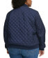 Фото #4 товара Plus Size Quilted Bomber Jacket