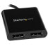 Адаптер USB C—DisplayPort Startech MSTCDP122DP Чёрный