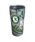 Oakland Athletics 20 Oz All Over Stainless Steel Tumbler with Slider Lid