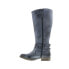 Фото #5 товара Roan by Bed Stu Gayla FR85814 Womens Gray Leather Zipper Knee High Boots 7