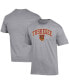 Men's Gray Tuskegee Golden Tigers Arch Over Logo T-shirt