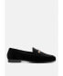 Фото #6 товара evelio horsebit embellsihed velvet loafers