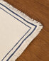 Фото #1 товара Cotton placemat with fringing