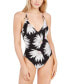 Фото #1 товара Kate Spade New York 266553 Women's V-Neck One-Piece Swimsuit Size Small