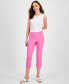Фото #1 товара Women's Pull On Slim-Fit Cropped Pants, Created for Macy's