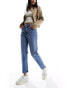 Фото #1 товара New Look straight leg jean in mid blue wash