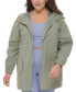 Фото #4 товара Plus Size Zip-Front Long-Sleeve Hooded Parka