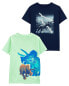 Kid 2-Pack Dinosaurs Graphic Tees S