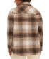 Фото #2 товара Women's Plaid Buttoned Zip-Front Shacket