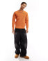 G-star pullover knitted jumper in orange Оранжевый, XL - фото #4