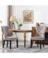 Фото #8 товара Velvet Upholstered Tufted Dining Chairs Set of 4