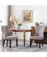 Velvet Upholstered Tufted Dining Chairs Set of 4