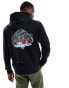 Tommy Jeans fun graphic back print hoodie in black