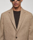 ფოტო #5 პროდუქტის Men's Slim-Fit Herringbone Wool Suit Jacket