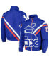 ფოტო #2 პროდუქტის Men's Royal Chicago White Sox Exploded Logo Warm Up Full-Zip Jacket