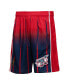 Men's Red, Navy Houston Rockets 1996/97 Hardwood Classics Fadeaway Reload 3.0 Swingman Shorts