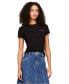 ფოტო #1 პროდუქტის Women's Cotton Slim-Fit Linear Logo T-Shirt