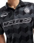 Фото #4 товара Vans rigsby football polo shirt in black