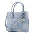 Фото #3 товара Сумка женская Michael Kors 35S2SM9M6S-PALE-BLU-MLT синяя 22 x 19 x 10 см