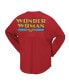 Women's Red Wonder Woman Original Long Sleeve T-shirt Красный, XS - фото #4