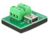 Фото #1 товара Разъем USB мини Delock 65518 - 6p - Черно-зеленый