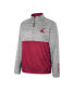 Men's Gray Washington State Cougars John Half-Zip Jacket