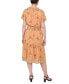 Фото #2 товара Women's Short Sleeve Smocked Waist Dress