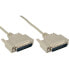 Фото #2 товара InLine serial cable molded DB25 male / male direct grey 2m