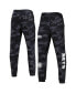 Брюки мужские Tonal Joggers New Era, Черные с камуфляжным принтом Brooklyn Nets Black, Camo, S - фото #2