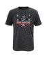 ფოტო #2 პროდუქტის Preschool Boys and Girls Heather Charcoal Houston Astros 2022 World Series Champions Locker Room T-shirt