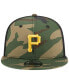 Фото #3 товара Men's Camo Pittsburgh Pirates Woodland Camo Trucker 9FIFTY Snapback Hat