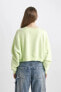 Coool Crop Basic Sweatshirt C2116ax24sp