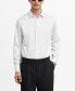 Фото #1 товара Men's 100% Cotton Slim-Fit Dress Shirt