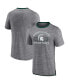 Фото #2 товара Men's Heathered Gray Michigan State Spartans Personal Record T-shirt