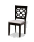 Фото #4 товара Peter Modern and Contemporary Fabric Upholstered 4 Piece Dining Chair Set