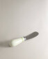 Butter knife with ceramic handle