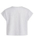 ფოტო #6 პროდუქტის Big Girls Sleeveless Box Heather T-shirt